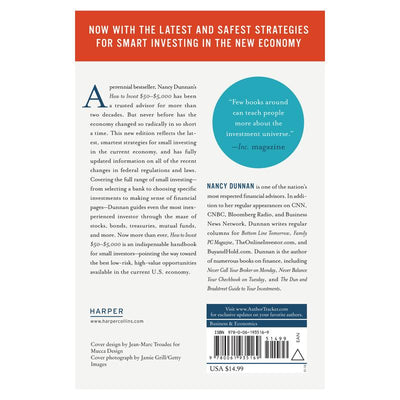 How to Invest $50-$5,000: The Small Investor's Step-by-Step Plan for Low-Risk Investing in Today's Economy by Nancy Dunnan